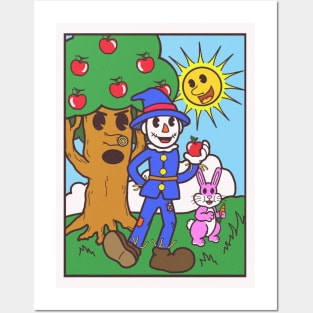 Scarecrow (Rubber Hose style) Posters and Art